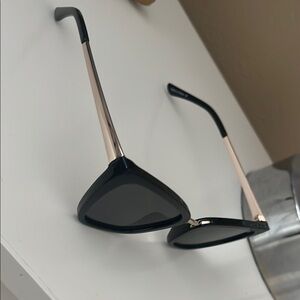 Black and Gold Women's Sunglasses